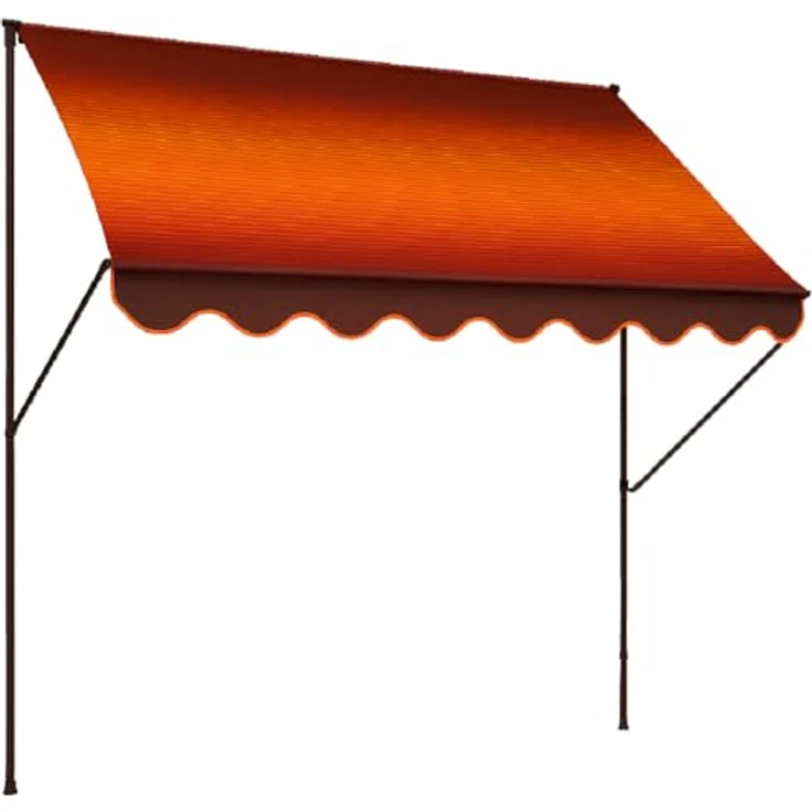 Angerer Exklusiv Klemmmarkise, orange, 250 cm – Bild 2