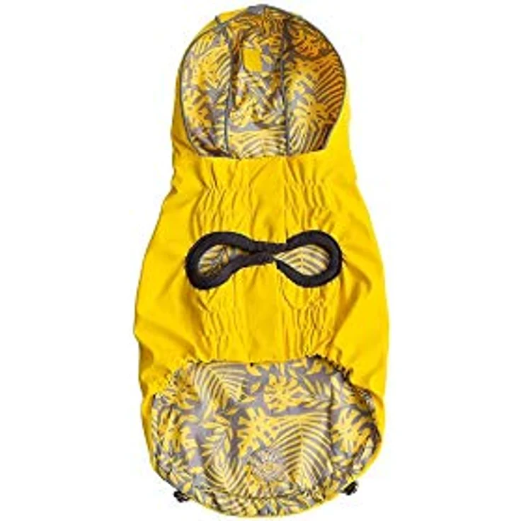 GF Pet Reversible ElastoFit Raincoat - Regenjacke- wasserdichte Hundebekleidung- Größe 4XL Hundemantel Rückenlänge 81cm- Gelb – Bild 5