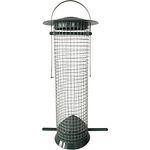 Windhager Vogelfuttersilo Easy, Vogelhaus, Futterhaus, Vogelhäuschen, Vogelfutterstation zum Aufhängen, Vogel-Silo, 06869, grün, 100 x 140 x 260 mm