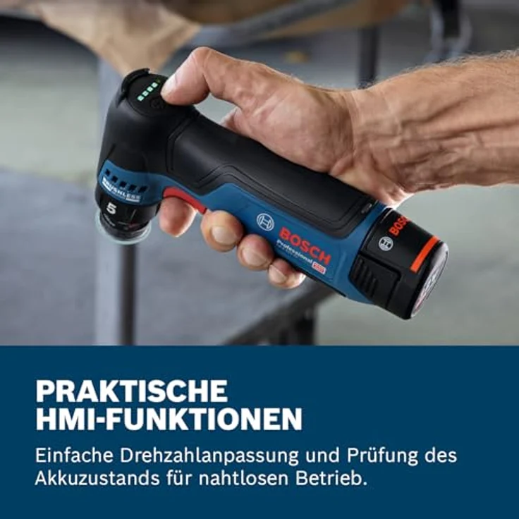 Bosch GEX 12V-32, Exzenterschleifer für effizientes Punktschleifen, bürstenloser Motor, 0,44 kg – Bild 5