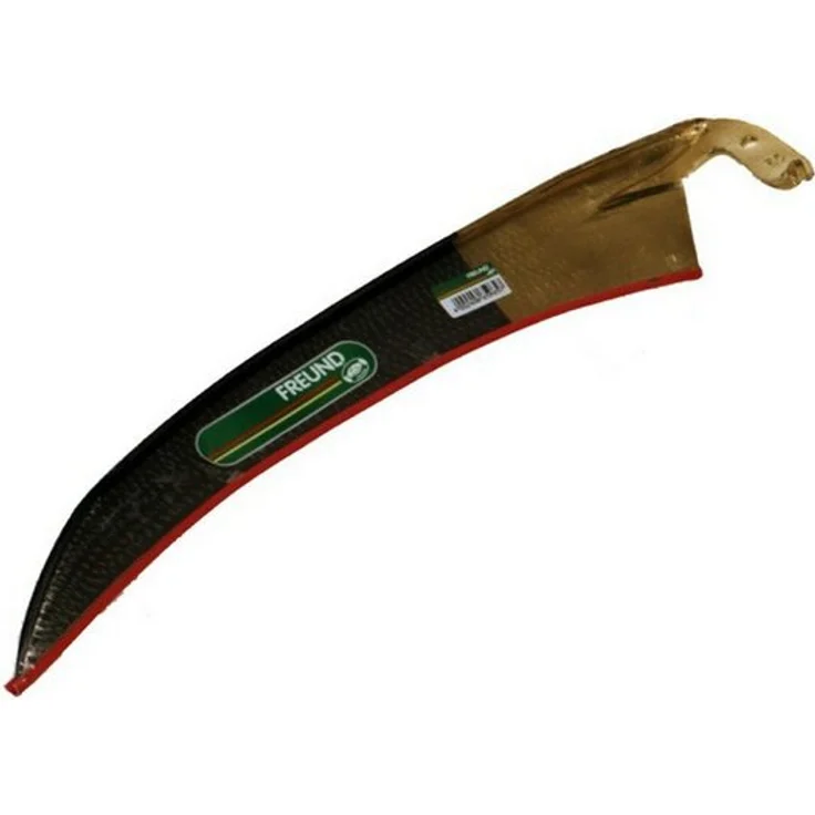 Freund Reichsformsense 65 cm, geschmiedete Gartenhacke mit Plastikschutz, Mittelbreite 65 mm