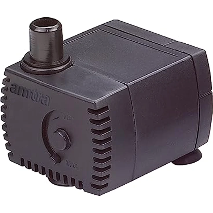 Amtra Stream 230 – Tauchpumpe für Aquarien, leise, einstellbarer Wasserdurchfluss, 230 l/h – 3,0 W – 220 V, kleine Wasserpumpe für Springbrunnen für Katzen, Teiche und Springbrunnen – Bild 1