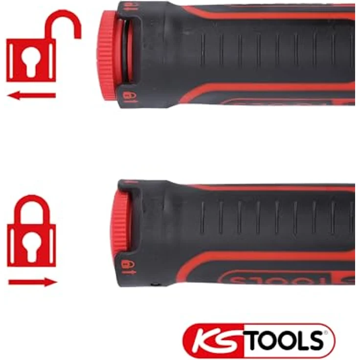 KS Tools 516.1542 1-2'' ERGOTORQUEprecision Ratschen-Drehmomentschlüssel, 40-200Nm – Bild 6
