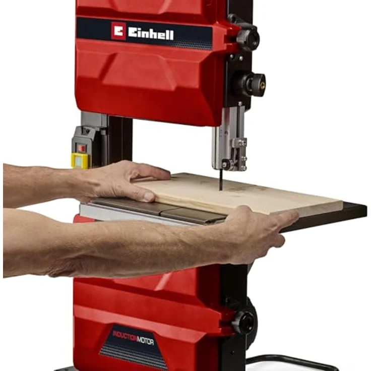 Einhell Bandsäge TC-SB 245 L (400W, maximale Sägebandgeschwindigkeit 726m/min, 245 mm Durchlassbreite, maximale Schnitthöhe 101 mm, neigbarer Sägetisch, Parallel- und Winkelanschlag, Absauganschluss) – Bild 5