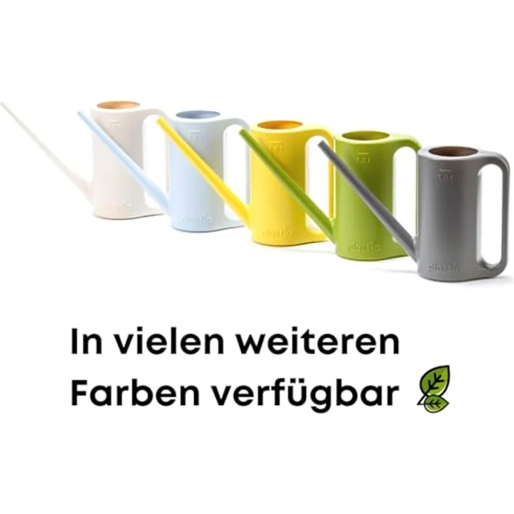 Plastia - Gießkanne Medusa für Zimmer Pflanzen Design klein für Drinnen Kunststoff 1,8 L anthrazit – Bild 5