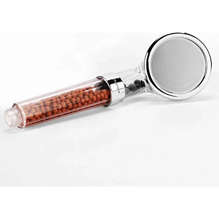 RHP Handbrause Handbrause Druck Wasserspar Duschkopf Lonic Filtration Duschbrause, 3 Strahlarten, 30% Wasserersparnis, Mineralsteine – Bild 6