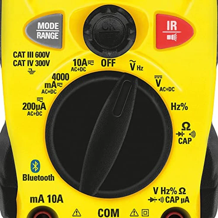 TROTEC True-RMS-Multimeter mit Wärmebildkamera BE60, digitales Multifunktionsmessgerät, integrierte LED-Lampe – Bild 6