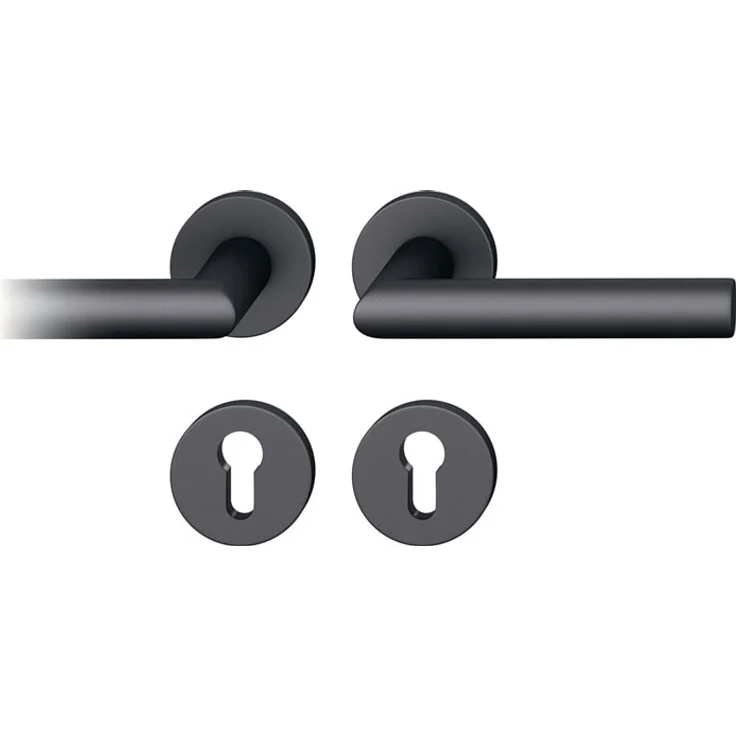 Rolly Toys, Türgriff + Fenstergriff, Rosettengrt.12 1076 Alu.0810 rd.PZ DIN L/R FSB (Türgriff) - ASL®-Standardlagerung, Vierkant 8mm, für Türstärken von 39 - 58 mm, Rundrosette, DIN links/rechts verwendbar, Alu.0810 rd.
