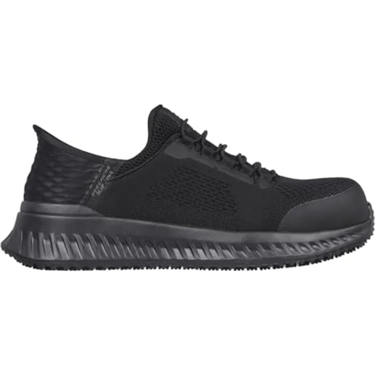 Skechers Tilido Sicherheitsschuhe S1, Größe 46, rutschhemmende Außensohle, ESD-fähig, Hands-Free Slip-Ins – Bild 9