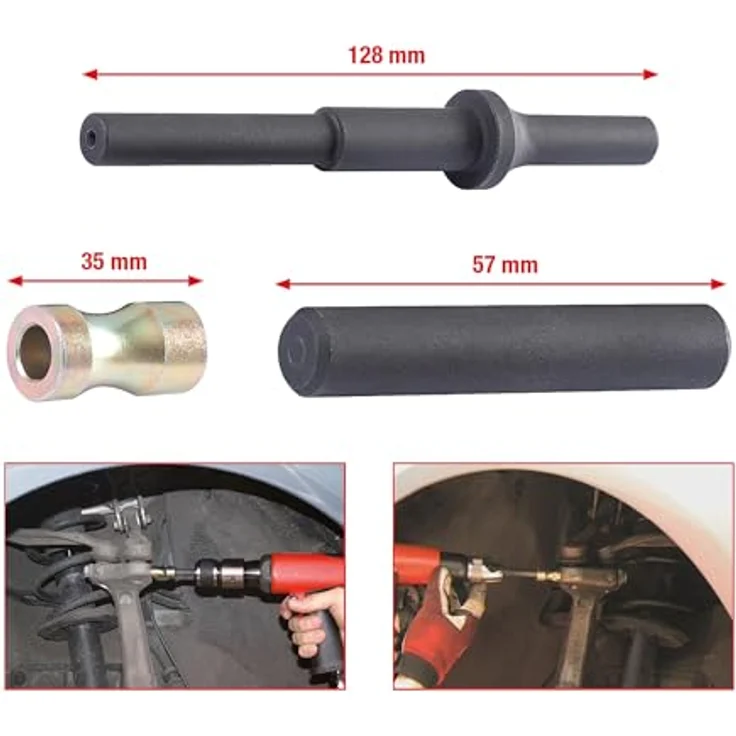 KS Tools 700.5635 Klemmschrauben-Austreiber-Satz, 3-tlg. aus Spezialstahl für VW/Audi Fahrzeuge – Bild 3