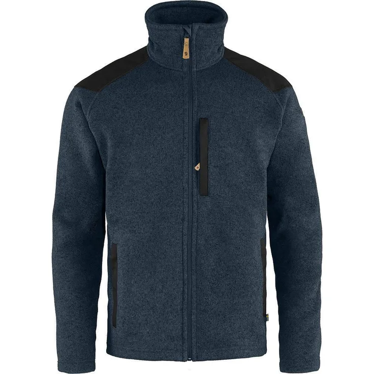 Fjällräven Fleecejacke, Strick-Fleece mit G-1000®-Verstärkungen, entspannte Passform