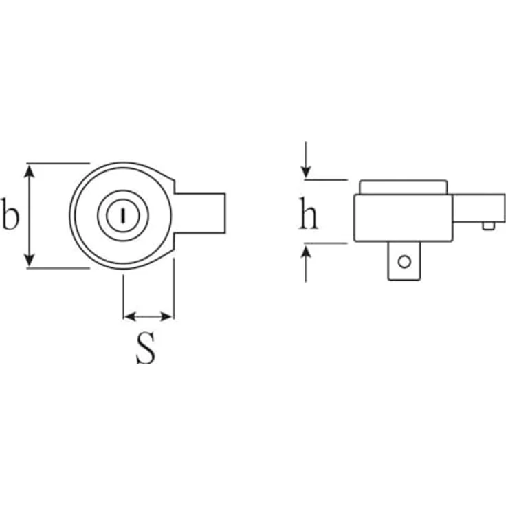 Stahlwille Drehmomentschlüssel 735/10, Einsteckknarre 1/2" (12.5 mm), belastbar bis 100 Nm, verchromt, Chrom-Alloy-Stahl – Bild 2