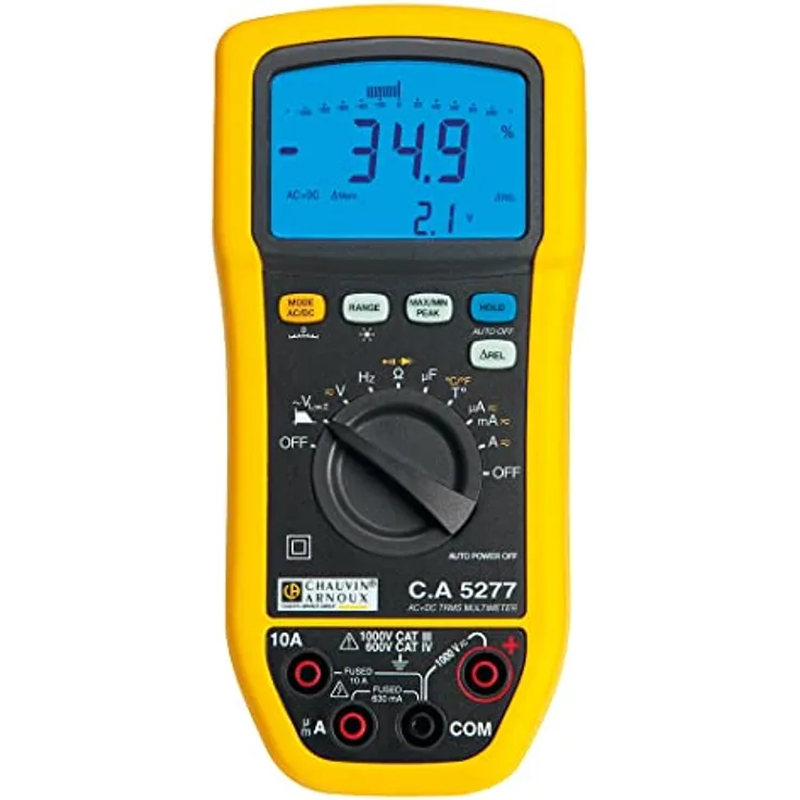 Chauvin Arnoux P01196777 C.A 5277 Digitalmultimeter, gelb und schwarz