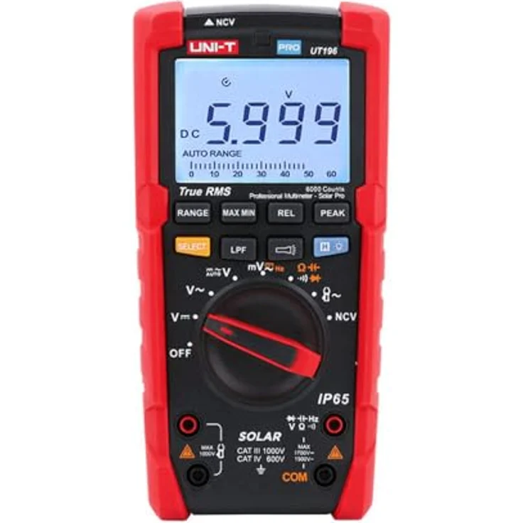 UNI-T True RMS Solar-Multimeter UT196 – Bild 3