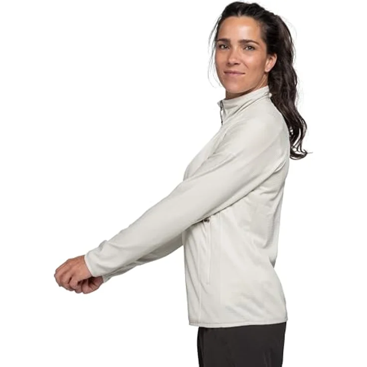 Schöffel Fleecejacke Style Cascata WMS für Damen, grau, 2-Wege-Stretch, hoher Tragekomfort, zwei Reißverschlusstaschen – Bild 5