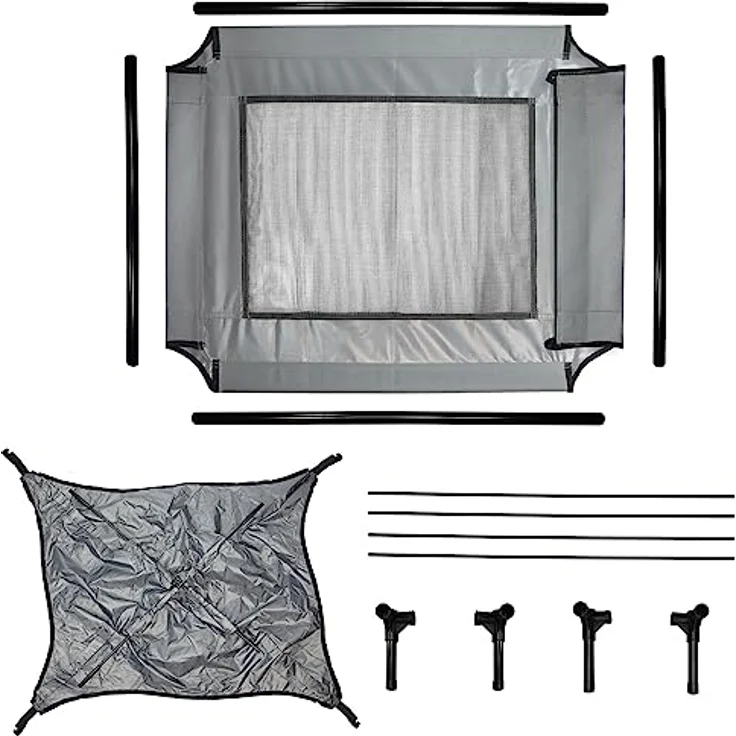 Nobby Hunde - Gartenliege Chill Cool - gemütlicher Liegeplatz mit Regen und Sonnenschutzdach – Bild 3