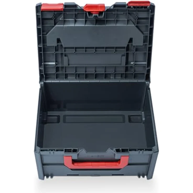 Starmix Werkzeugkoffer Starmix Starbox 215, Werkzeugkasten mit metaBOX-System, rot/schwarz – Bild 3