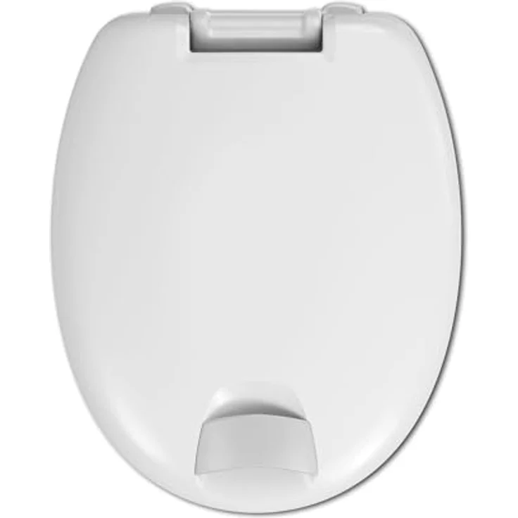 Calmwaters WC-Sitz erhöht 5 cm mit Griff, Absenkautomatik, antibakteriell, Duroplast, Made in EU, Modell 26LP6230 – Bild 9