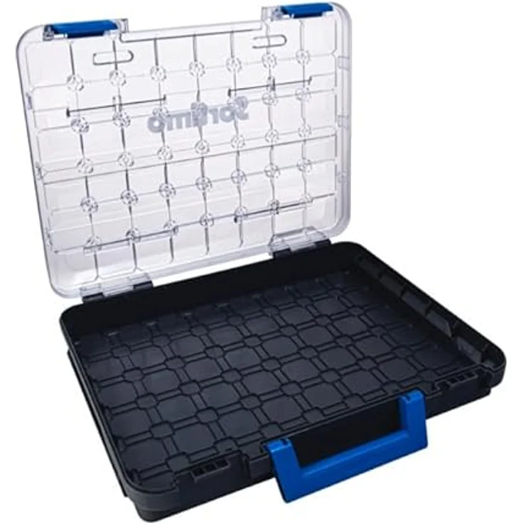 Sortimo T-BOXX 320, Leere Sortierbox mit transparentem Deckel, leicht, robust und stapelbar, kompatibel mit Insetboxen und Fahrzeugeinrichtung – Bild 2