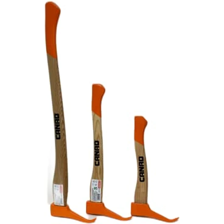 Canad Sappi 38cm | KFW Zulassung | Eschenstiel Antirutschlackierung | 800g | Griffende Signal Orange – Bild 4