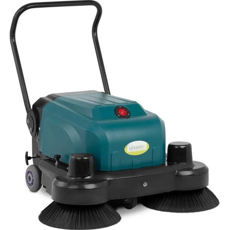 Ulsonix Handkehrmaschine Akku-Saug-Kehrmaschine Kehrsaugmaschine 4800 m²/h Bürstenbreite 52 cm, weiß – Bild 1