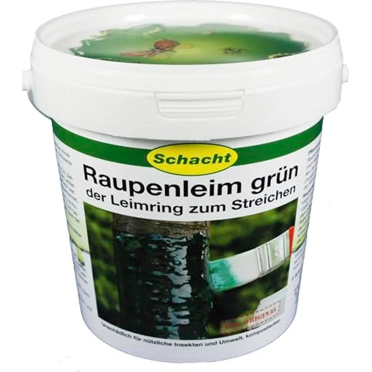Schacht Raupenleim Grün 1kg Eimer – Bild 5