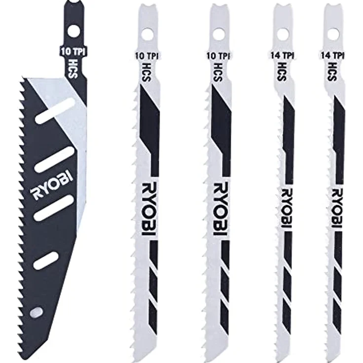 Ryobi 5132002697 5-teiliges Stichsägeblattset – Bild 2