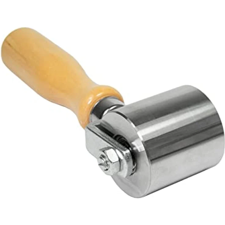 Profi Andrückrolle 50 mm Metall Andrückwalze Andrück Rolle Folie hart Dachdecker – Bild 2