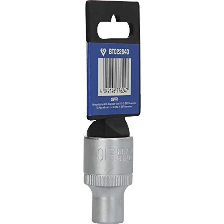 Brilliant Tools Torx-E-Stecknuss E10, 1/2" Innenvierkant-Antrieb, 38 mm, Chrom-Vanadium-Stahl, matt verchromt – Bild 7