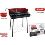 Algon, Holzkohlegrill, rechteckiger Grill 52x37cm mit Gitterverstärkung a