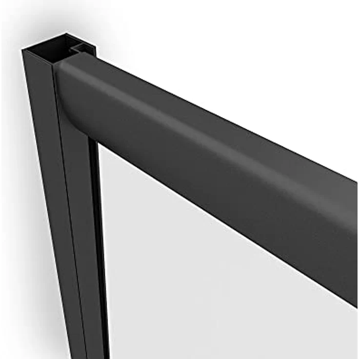 Schulte Duschkabine Corner, Eckeinstieg mit Schiebetüren, 4mm ESG Sicherheitsglas, Mattschwarz, 75 x 90 cm, Höhe 180 cm – Bild 8