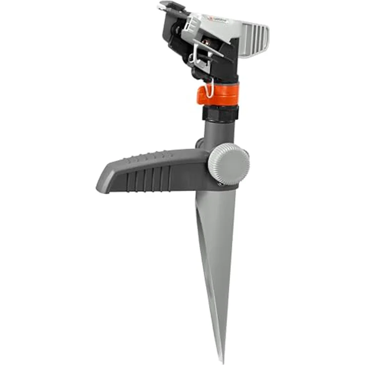 GARDENA Premium Impuls-, Kreis- und Sektorenregner (auf Metallspike): Premium-Regner zur Bewässerung größerer Flächen bis 490 m², stufenlose Reichweiteneinstellung bis 12.5 m (8136-20) 4078500813600 – Bild 2