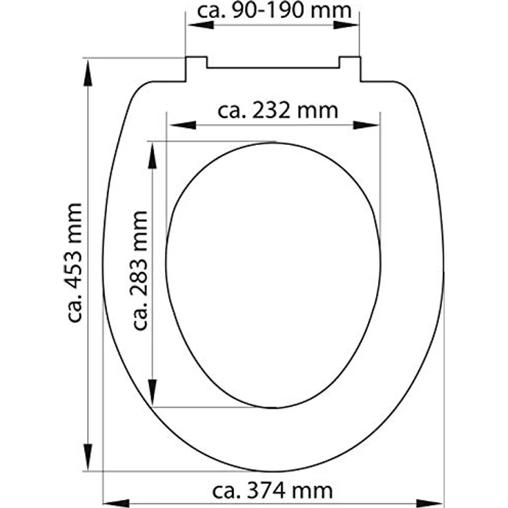 Schütte WC-Sitz Beige Duroplast mit Absenkautomatik, Schnellverschluss und verstellbarer Befestigung – Bild 6