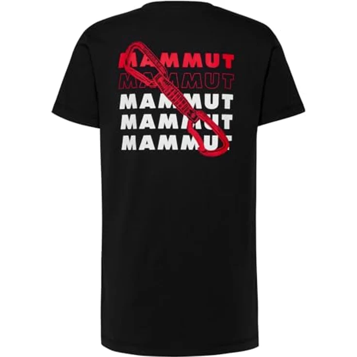 Mammut Massone T-Shirt Quickdraw, Herren, atmungsaktives T-Shirt aus 100 % ökologischer Baumwolle, Schwarz, (XL) – Bild 2