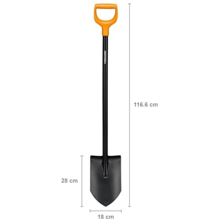 Fiskars Gärtnerspaten spitz Solid Metall, Ausführung: 1066716 - Preisvergleich – Bild 2
