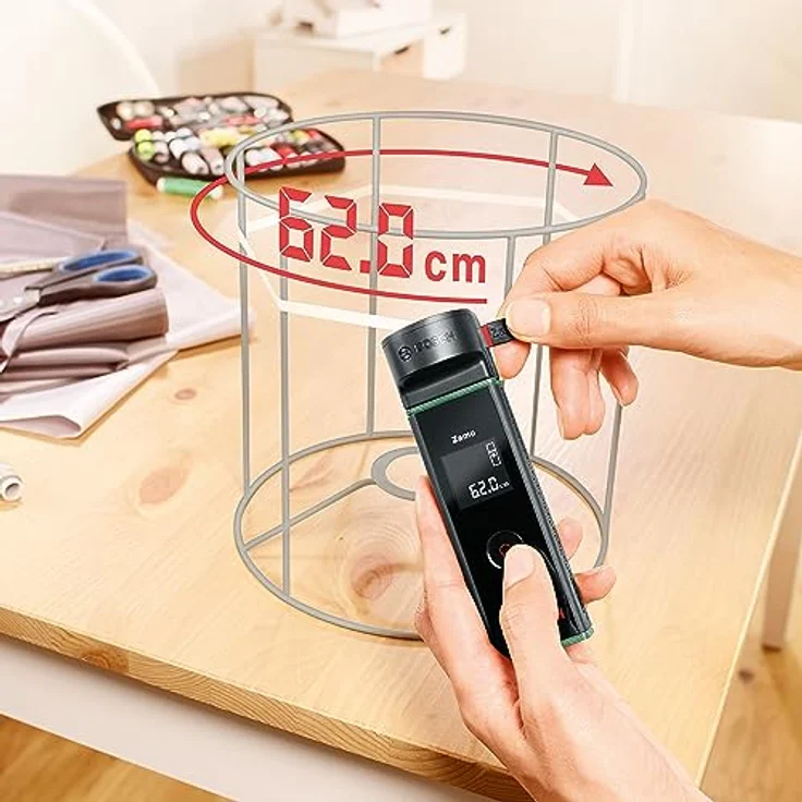 Bosch Home and Garden Bosch Lasermessgerät Zamo Tape Adapter (Zubehör für Zamo 4. Generation, zum präzisen Messen von kurzen Distanzen und freistehenden Objekten, in Karton) – Bild 4