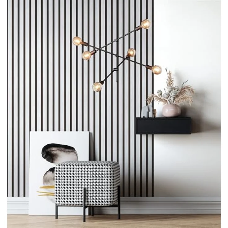 Newroom Tapete Silber Vlies mit Streifenoptik, edle Paneelstruktur für Wohnzimmer und Schlafzimmer, 10,05 m x 0,53 m, scheuerbeständig und pflegeleicht – Bild 4