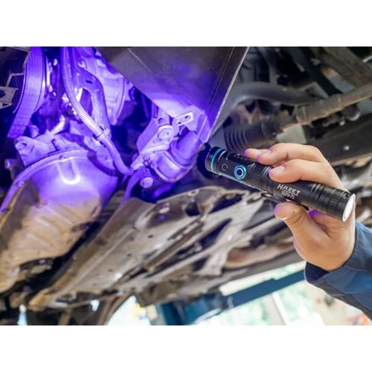 Hazet UV LED Taschenlampe, tragbare Taschenlampe mit UV-Lichtfunktion – Bild 6