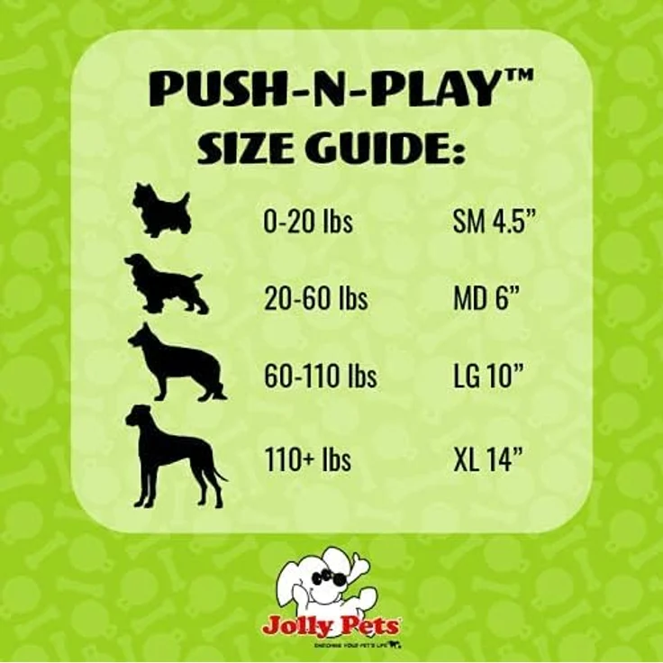 Holland Animal Care Jolly Push-n-Play Ball, unverwüstliches Hundespielzeug aus beissbeständigem Polyethylen, blau – Bild 5