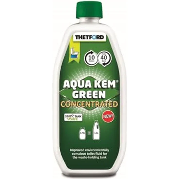 THETFORD Aqua Kem Green Konzentrat, 750 ml umweltfreundlicher Sanitärreiniger mit effektiver Geruchskontrolle und langer Wirkungsdauer – Bild 2