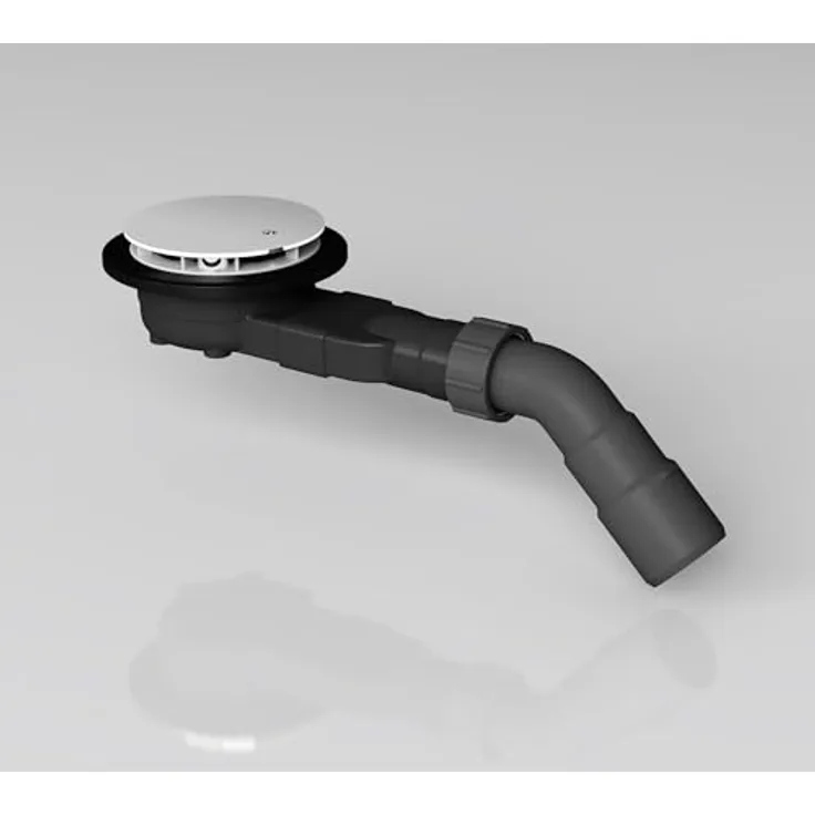 doporro Ablaufgarnitur AL05 für Duschwanne, Duschablauf mit 90 mm Durchmesser, herausnehmbarer Geruchverschluss und Haarsieb, hohe Ablaufleistung