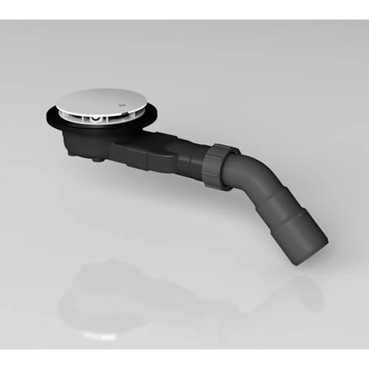 doporro Ablaufgarnitur AL05 für Duschwanne, Duschablauf mit 90 mm Durchmesser, herausnehmbarer Geruchverschluss und Haarsieb, hohe Ablaufleistung – Bild 1