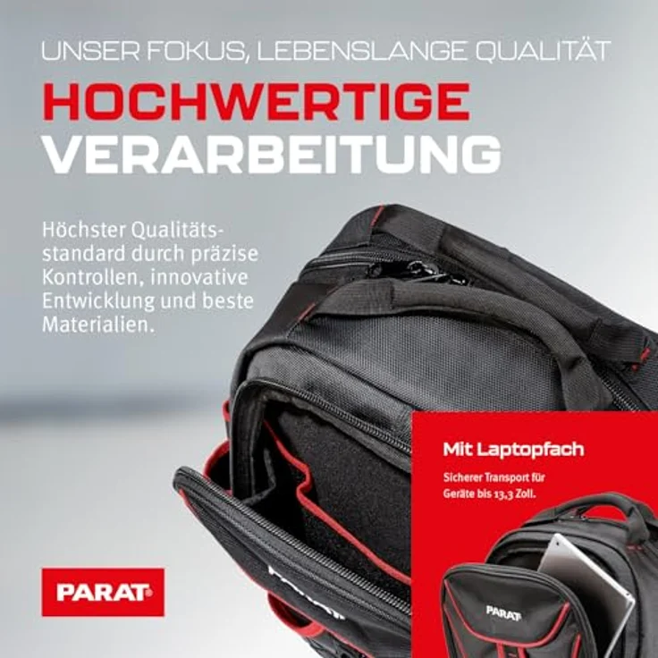 Parat BASIC Back Pack 5990830991 Universal Werkzeugrucksack unbestückt 1 Stück (B x H x T) 380 x 470 x 220 mm (5990830991) – Bild 4