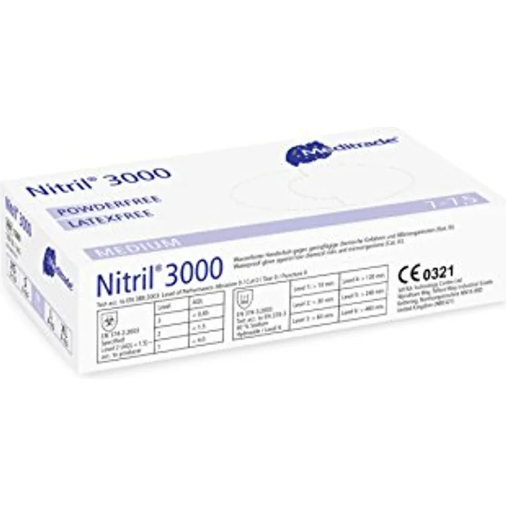 Meditrade 1280XS Nitril 3000, 1er Pack (1 x 100 Stück)