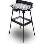 BITUXX Elektrischer Grill Standgrill Balkongrill Gartengrill Elektrogrill 2200 Watt, Edelstahl-Heizelemente, Fettauffangwanne mit 1,4L Wasser, Tischgrill Funktion
