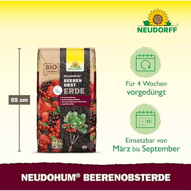 NeudoHum BeerenobstErde, 20 l – Bild 4