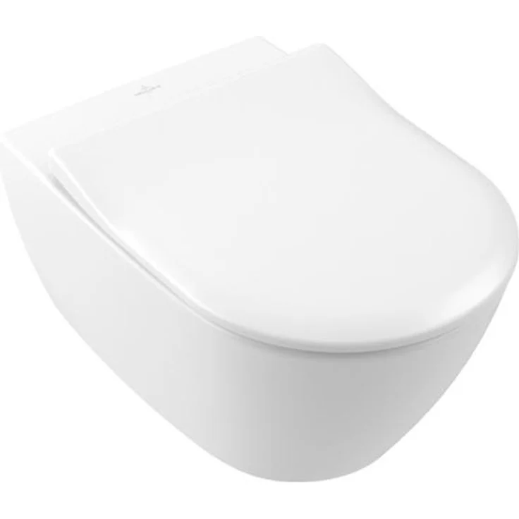 Villeroy & Boch Subway 2.0 Wand-WC 56 cm DirectFlush, Toilette + Bidet, Ceramic+ Stein weiß