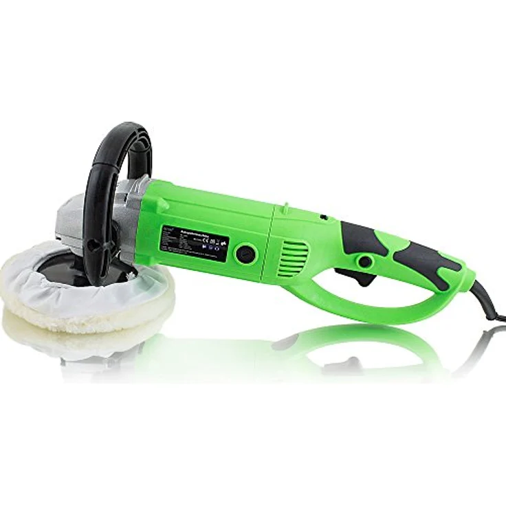 Bituxx Rotationspoliermaschine MS-16006, 1200W mit 17tlg Zubehörset, stufenlos 600-3000 U/min, für Aufsätze bis 180mm – Bild 4