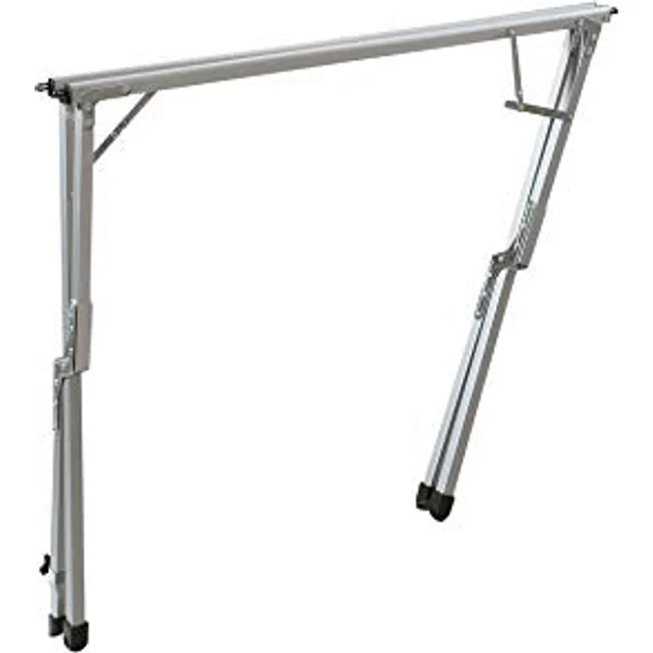 BERGER Campingtisch mit rollbarer Tischplatte - Klapptisch Höhenverstellbar Klappbar | Gartentisch, Esstisch, Balkon, Garten, Terrasse (Bambus) – Bild 2