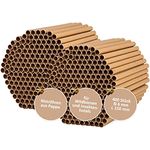 CULT at home 400 (2x200 Stück) Pappröhrchen für Bienenhotel Ø 6 mm – zum Basteln Auffüllen Austauschen von Nisthilfen Insektenhotel